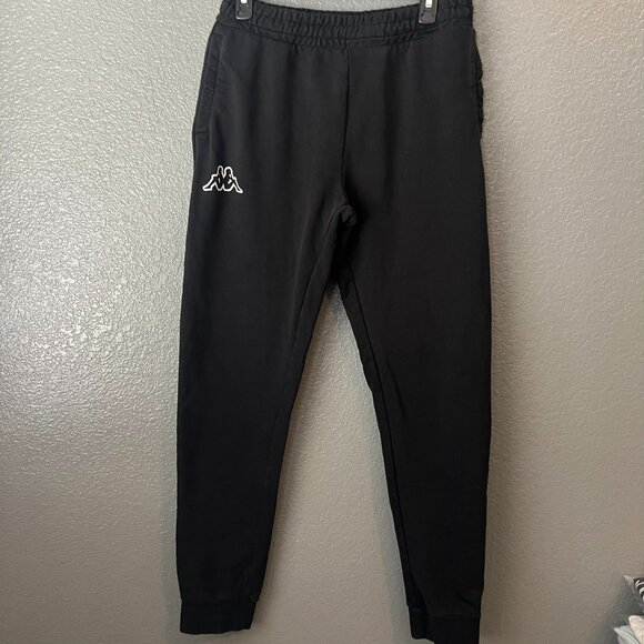 Kappa Black Ponte Training Pants - Size Medium - Picture 1 of 7